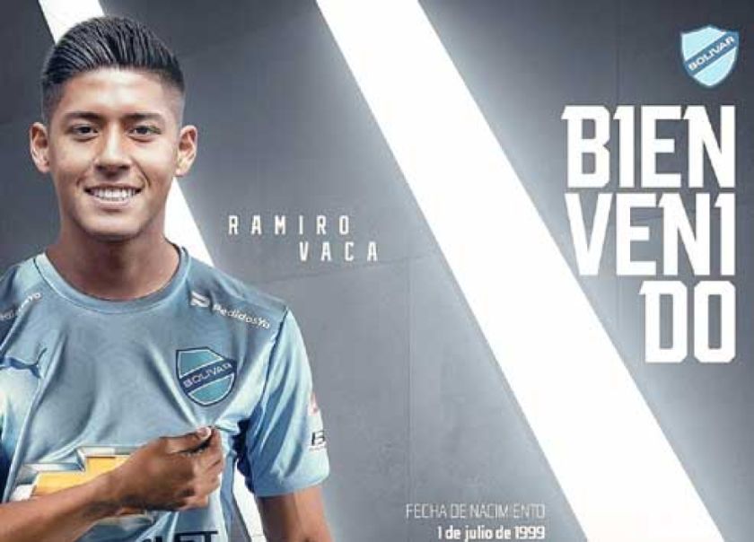 Bolívar presenta  a Ramiro Vaca y se va a Argentina