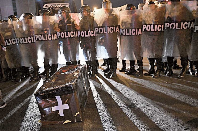 Lima se suma a protestas en Perú contra Boluarte