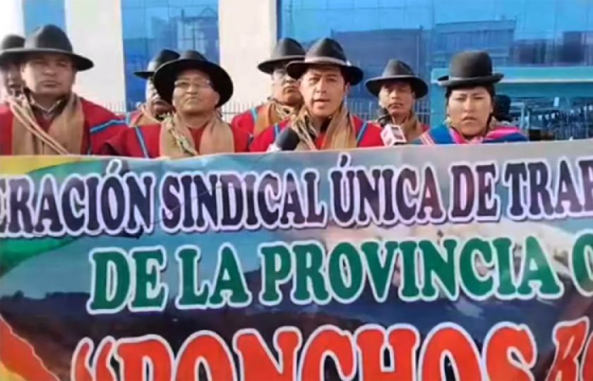 Ponchos Rojos niegan transporte de municiones al Perú para generar violencia interna