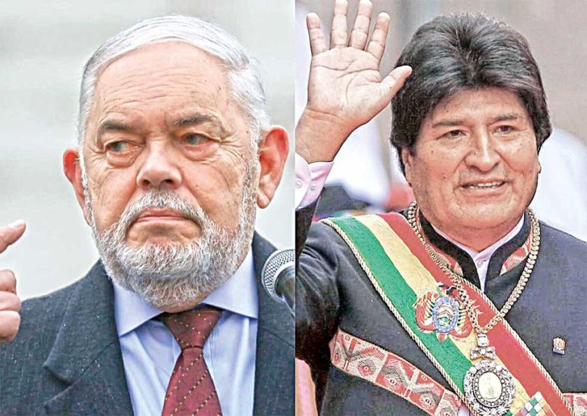 Evo, investigado en Perú  por incentivar división