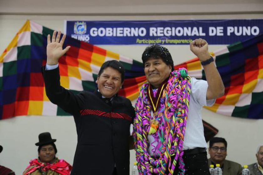 Fiscalía de Puno investiga a Evo Morales por incentivar división y separatismo en el Perú