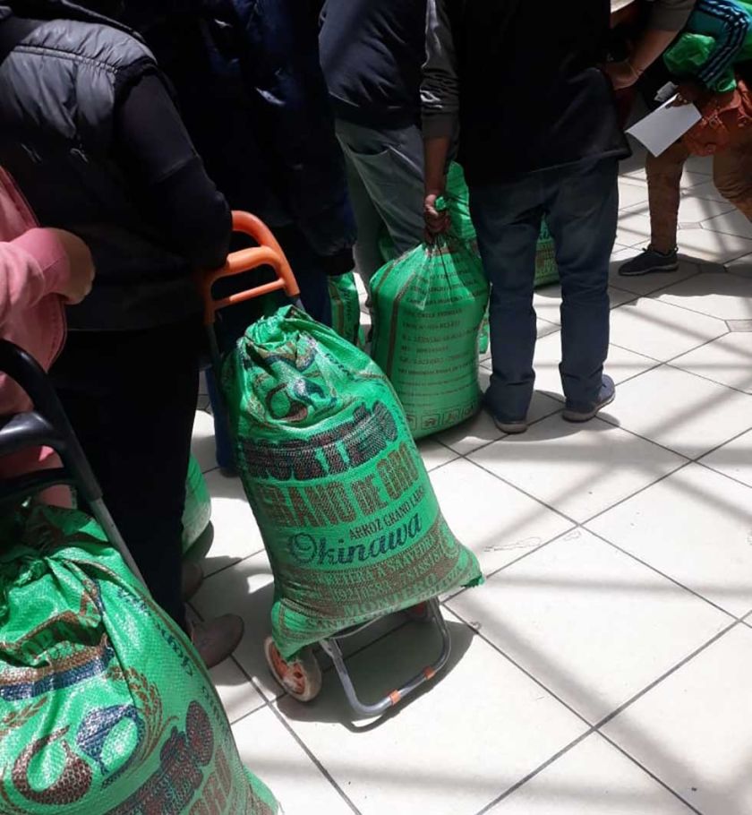 Alcaldía define que entrega de arroz arrancará el miércoles 18