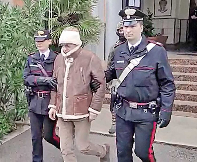 Cae Matteo Messina,  el “último padrino” de la mafia en Italia