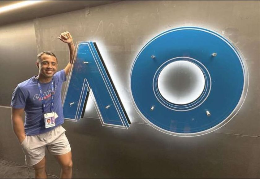 Hugo Dellien cayó ante Enzo Couacaud en el Australian Open