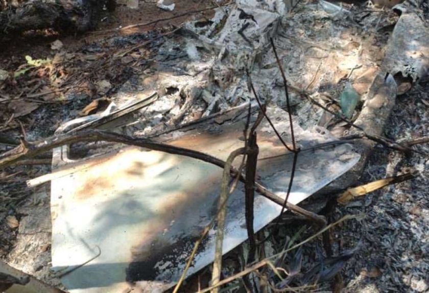 Una aeronave de la FAB se estrella y deja a dos heridos