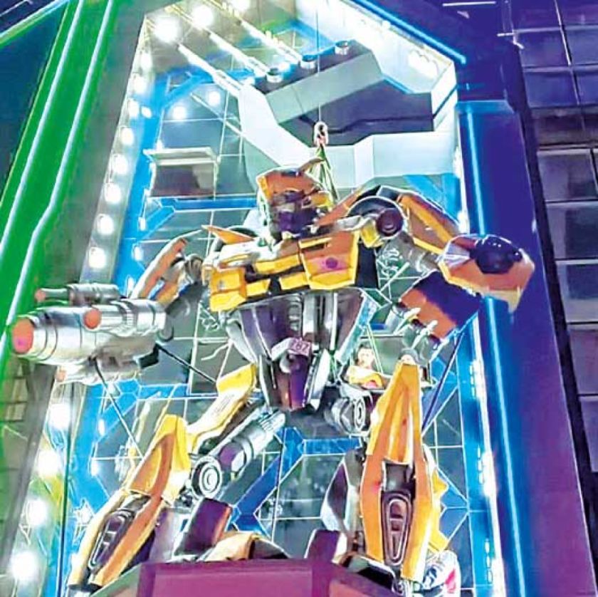 Bumblebee ahora adorna un cholet en la urbe alteña