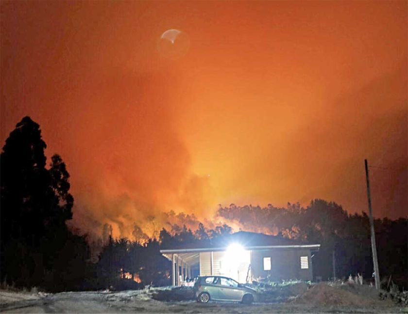 Incendios en Chile se  llevan la vida de 23  personas en dos días