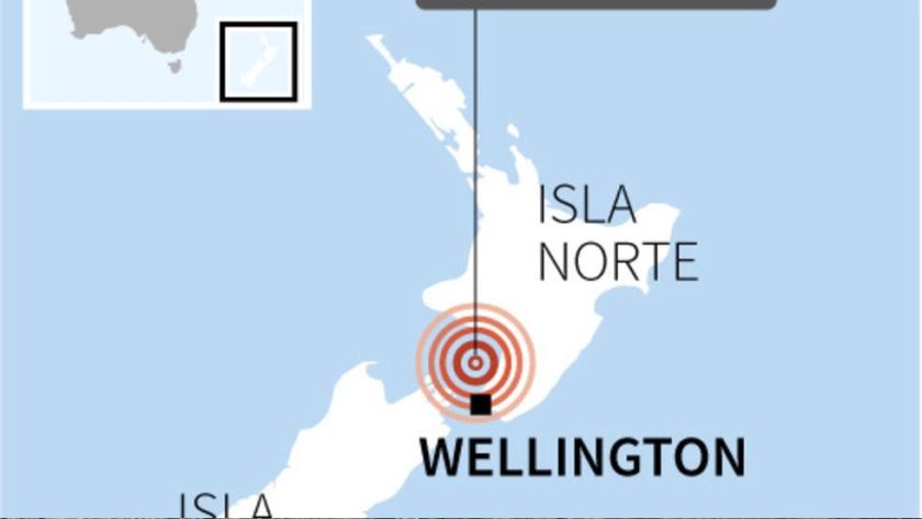 Fuerte terremoto sacude la capital de Nueva Zelanda