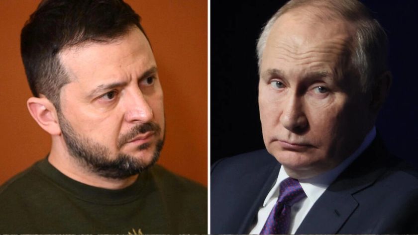 Putin y Zelenski, un enfrentamiento bélico en las antípodas