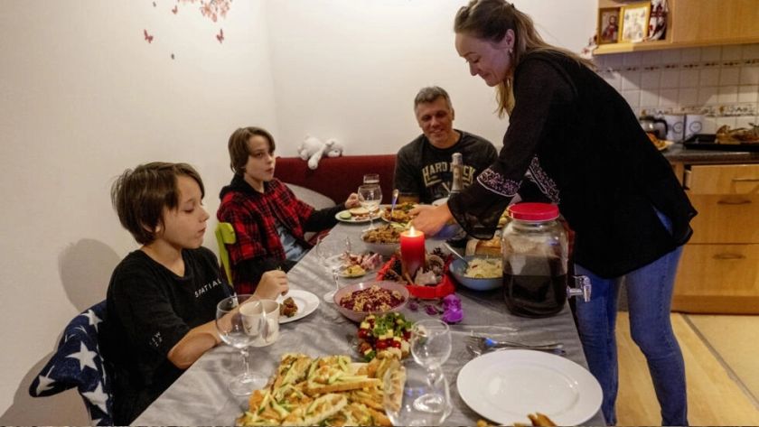 De Kiev a Viena, un año de exilio para la familia ucraniana Titkov
