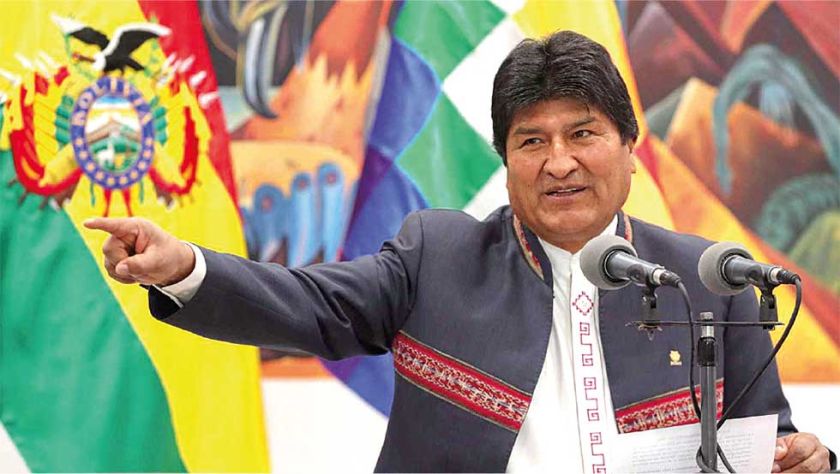 De la Cruz ve desesperado a Evo por retornar al poder