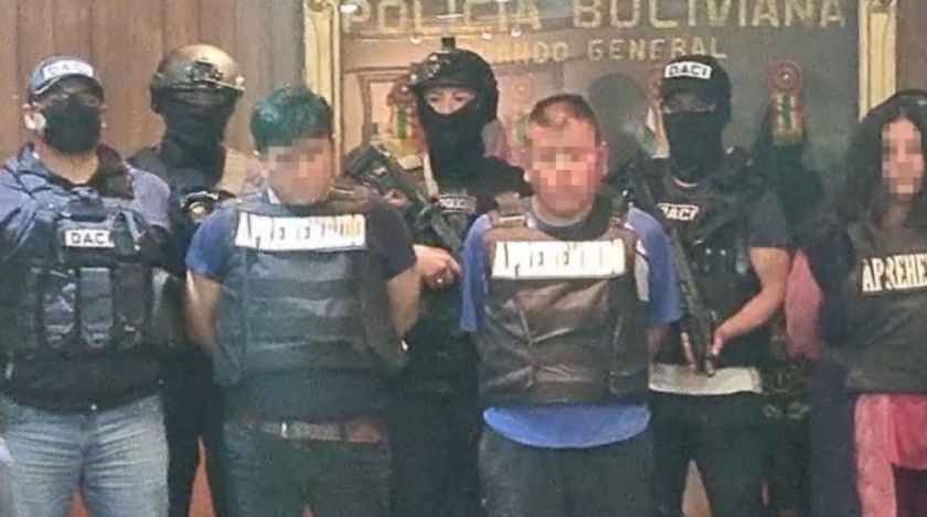  Tras atraco armado en El Alto capturan a cinco implicados entre hombres y mujeres