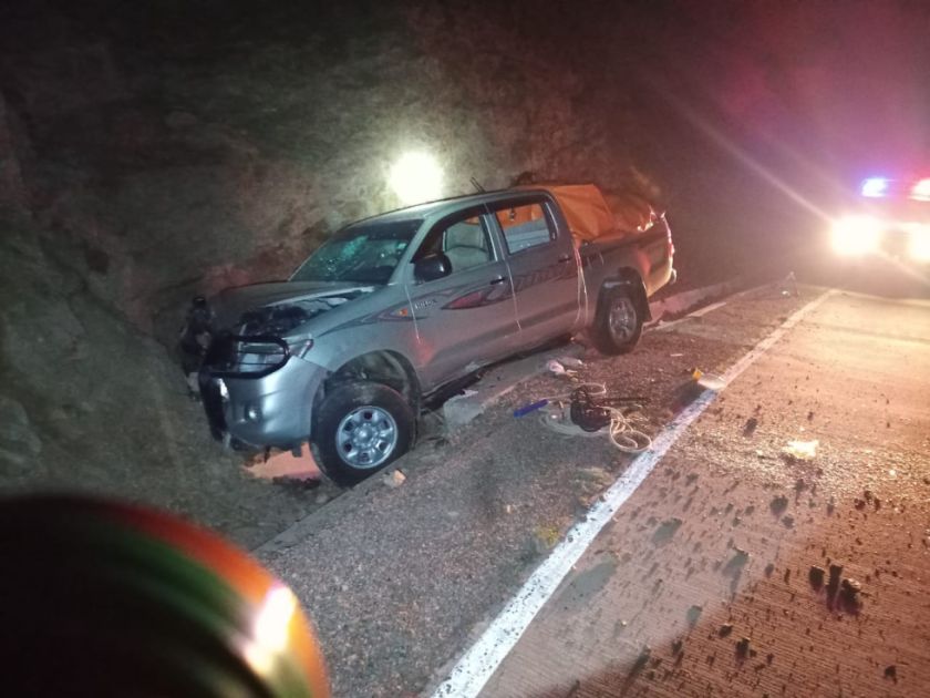 Pareja de adultos mayores muere en aparatoso accidente en vía hacia Villazón