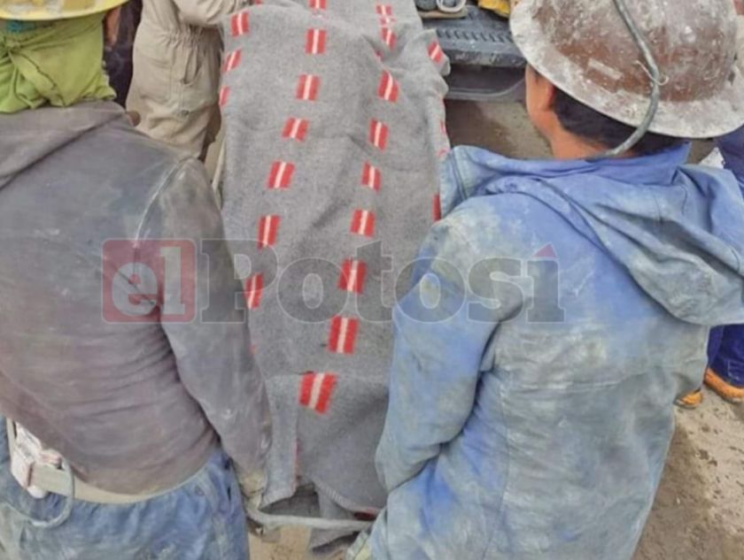 Rescatan cuerpo de minero que falleció tras caer 150 metros en interior mina en Potosí