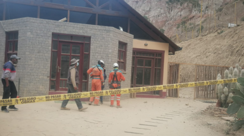 Reportan deslizamiento de tierra en la zona Sequoia de Mallasa