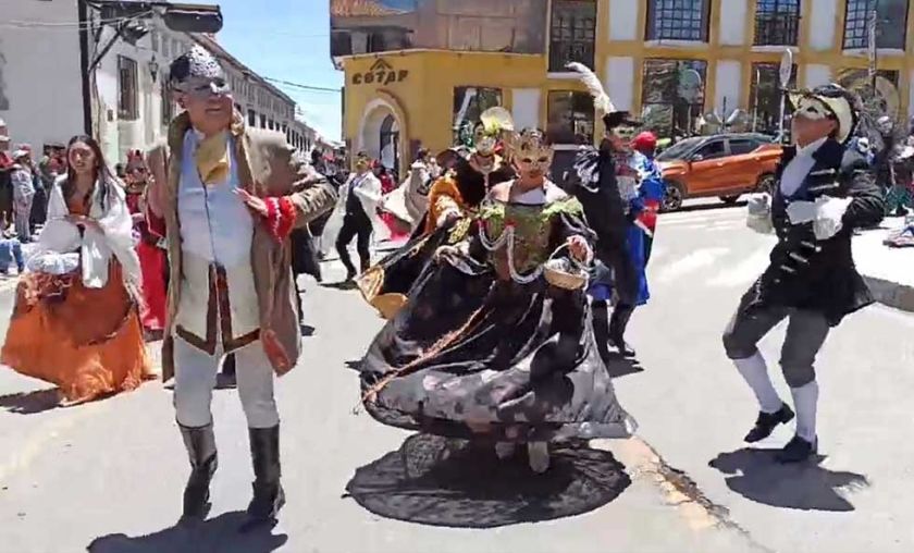Gobernación presentó ayer su entrada del Carnaval Potosino de Antaño 2023