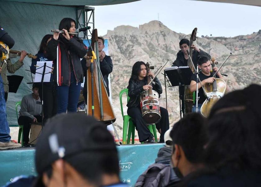 Visita La Paz orquesta de instrumentos reciclados Cateura 