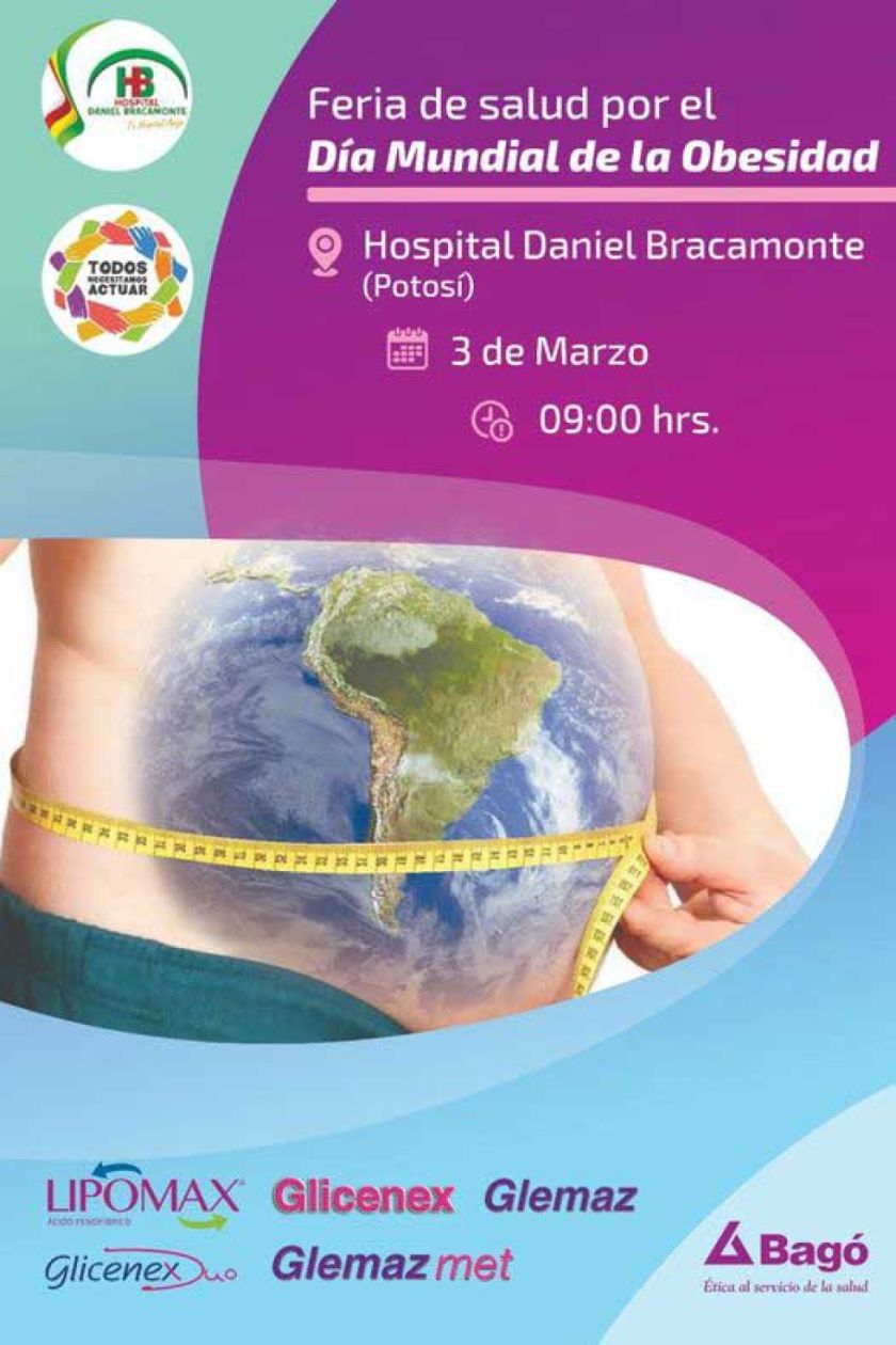 Bracamonte tendrá feria sobre obesidad