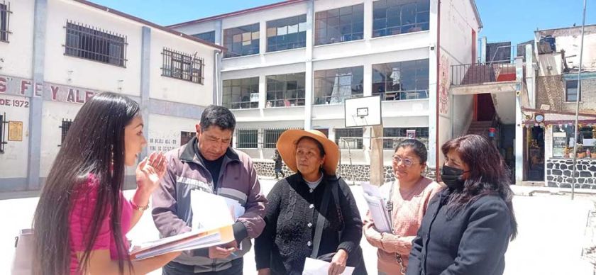 Denuncian riesgo de colapso del edificio del Colegio Luis Espinal
