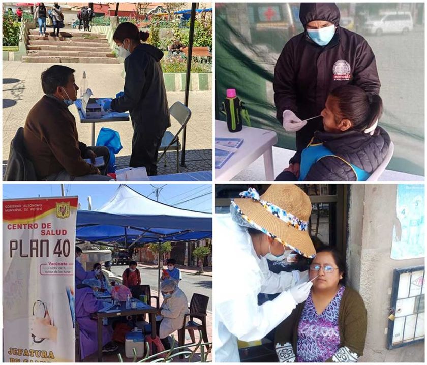 Centros de salud realizan testeos tras los carnavales
