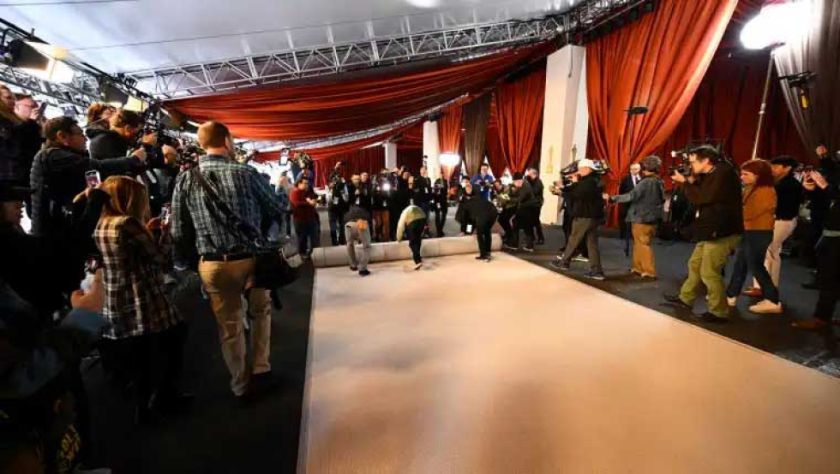 Hollywood desfilará por una alfombra color champán para entrar a los Óscar