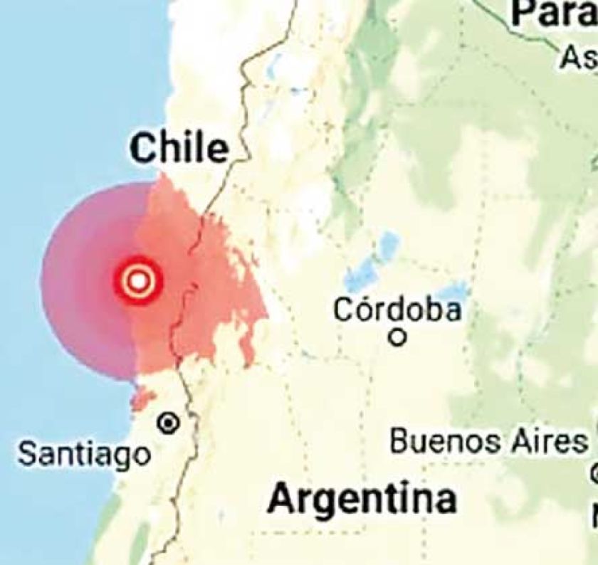 Un sismo de 6,5 grados sacude el norte de Chile