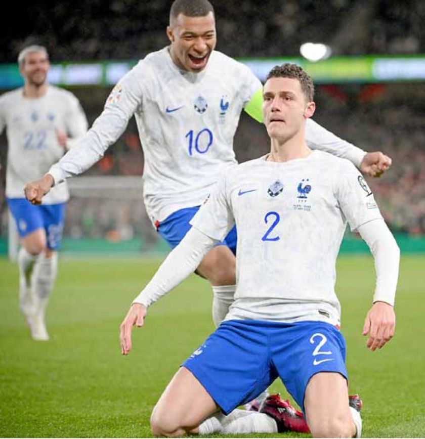 Euro: Francia gana  en Dublín y Países Bajos reacciona