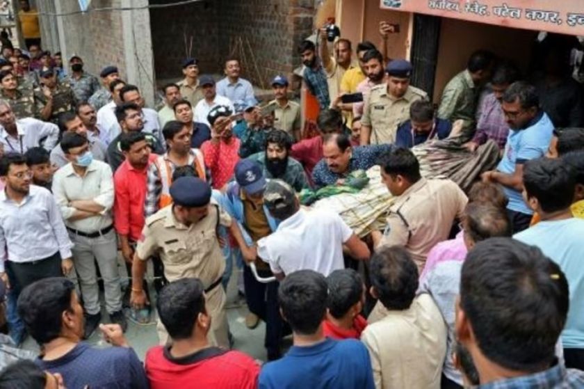 Reportan que hay al menos 13 muertos en un colapso del piso de un templo en India