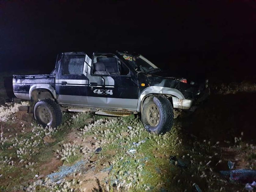 Una persona sale herida tras un vuelco