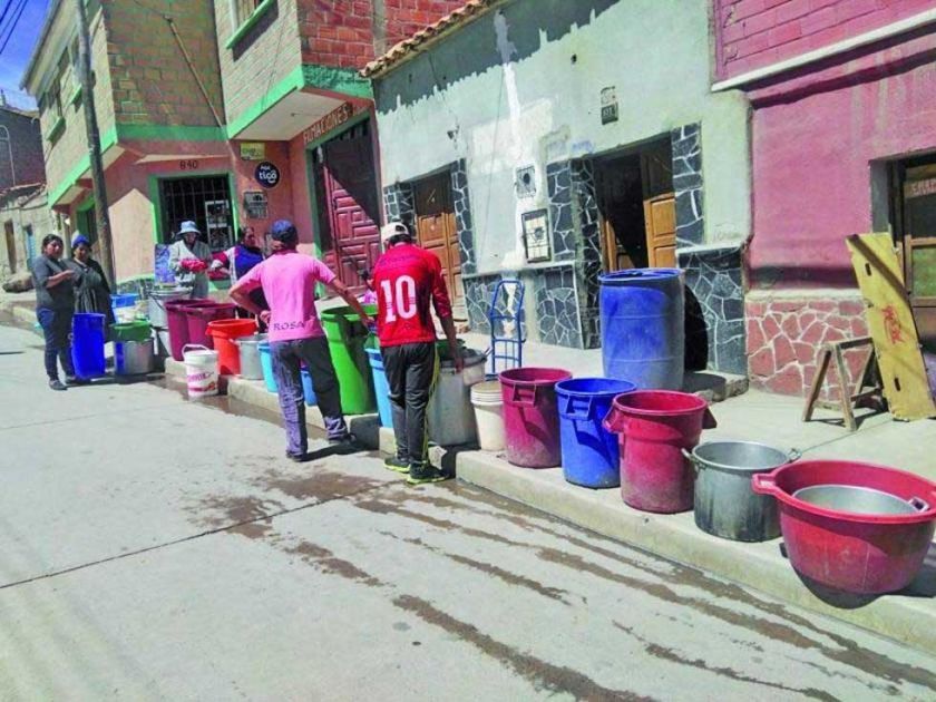 Falta de agua obligará a restringir servicio en las zonas de la ciudad