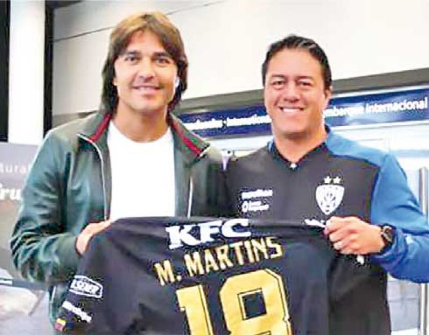 Martins se suma al entrenamiento del ‘Matagigantes’