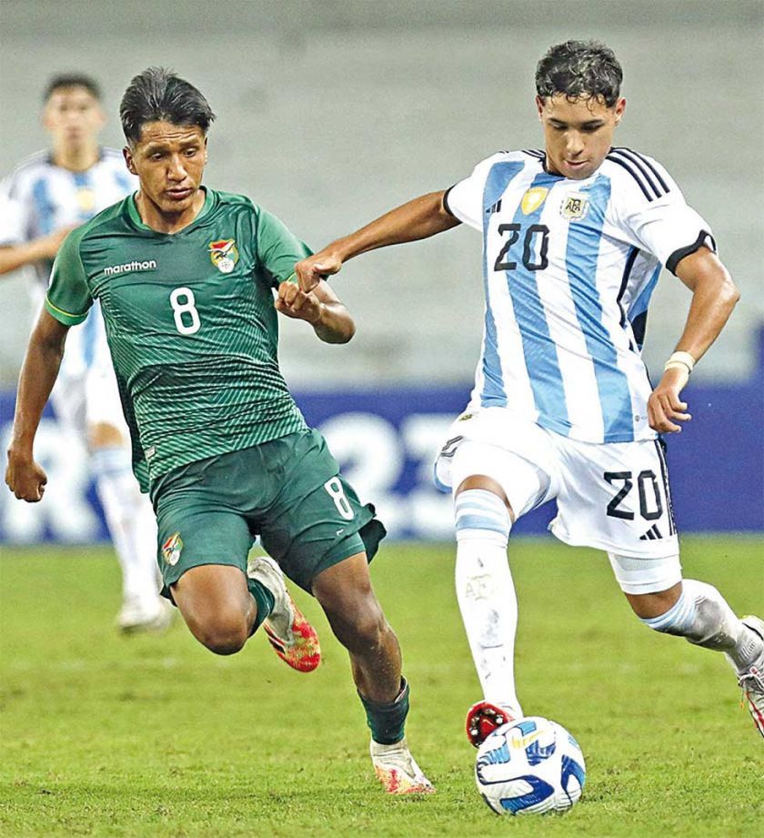 Bolivia y Venezuela miden fuerzas en el Sudamericano Sub17