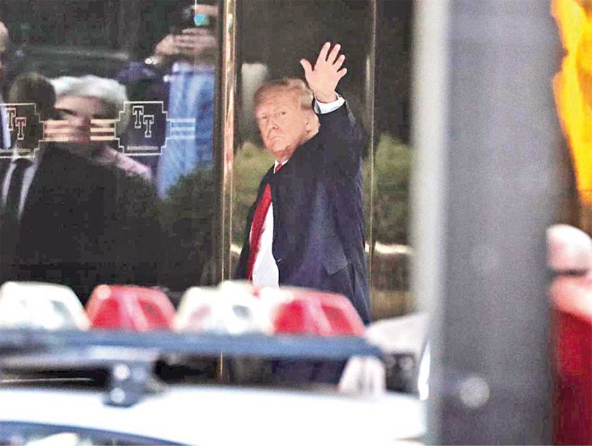 Día “D”: Trump se pone en manos de la justicia