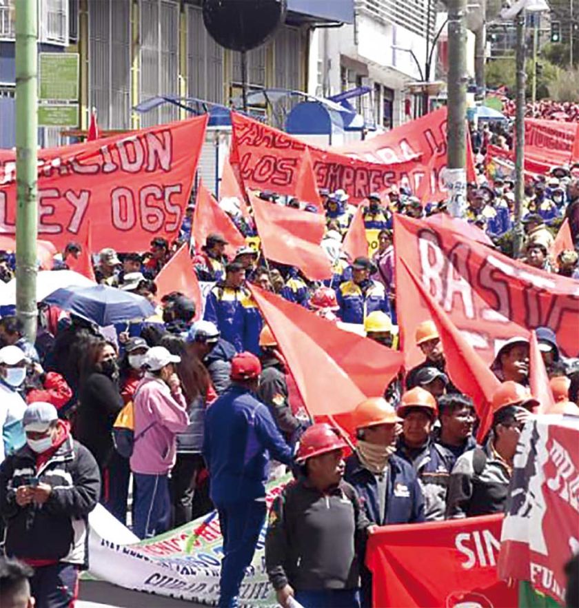 Hoy: Sectores marchan  en rechazo a la Gestora
