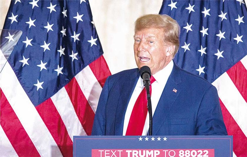 Trump fue imputado  por 34 delitos graves 