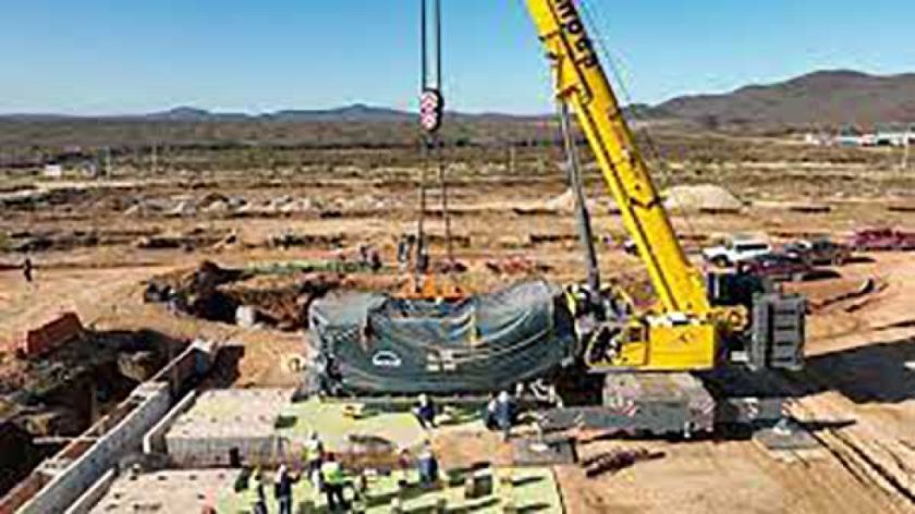 La planta para mineral en el Mutún tiene 70% de avance