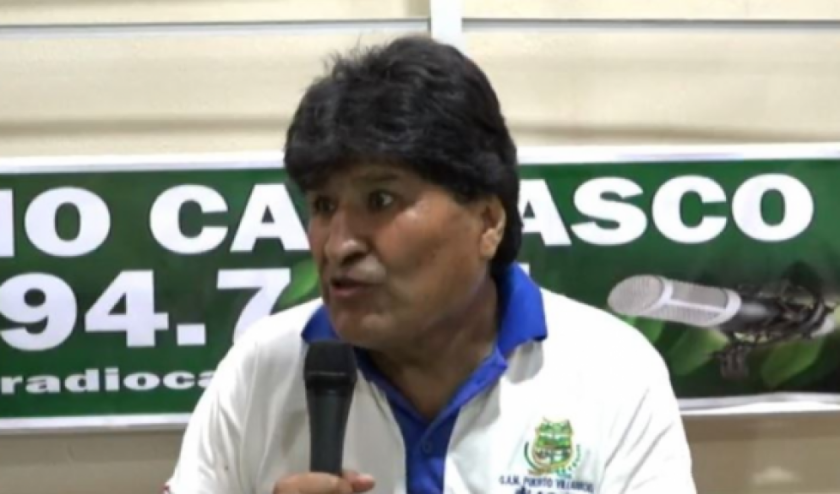 Evo Morales amenaza con formar grupos de "autodefensa" en Chapare y denuncia espionaje