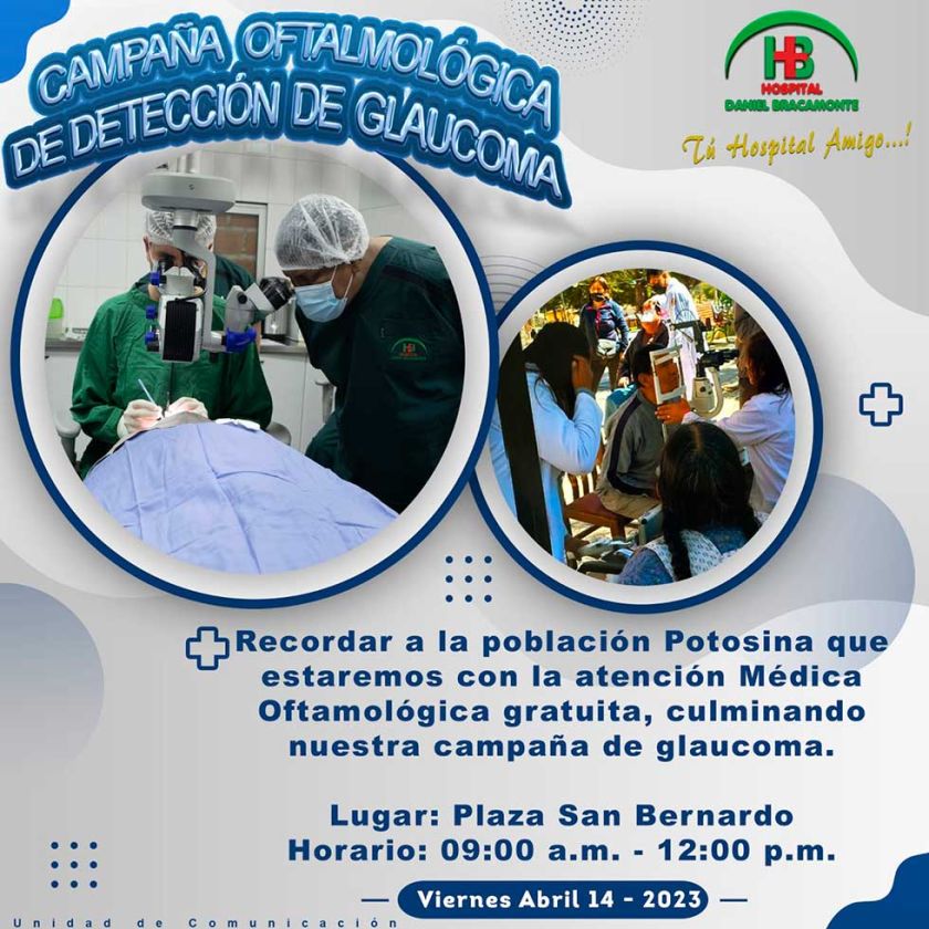 Campaña gratuita de detección de glaucoma termina hoy