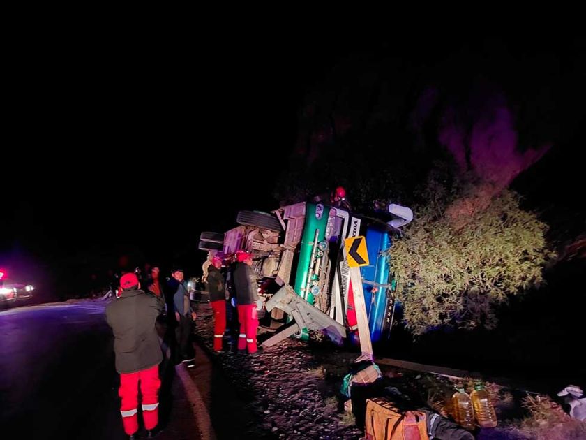 Aprehenden al chofer que fugó después del accidente