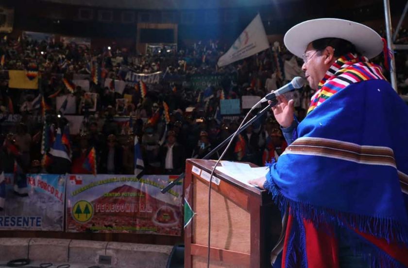 Luis Arce convoca a defender el litio boliviano frente a intereses externos