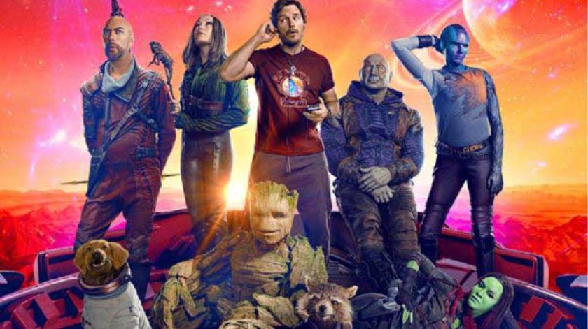 "Guardianes de la Galaxia"en su tercera parte se despiden del universo Marvel 