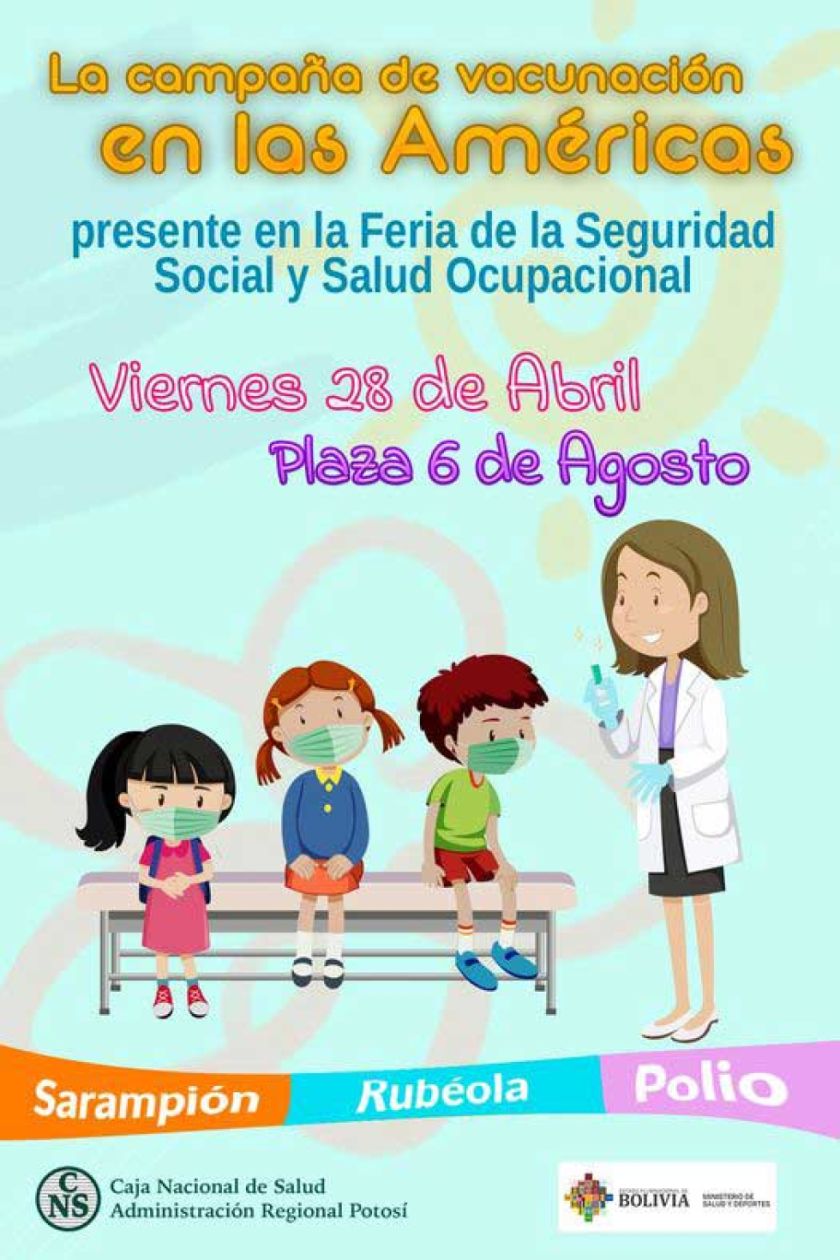 CNS realiza feria de salud y vacunas