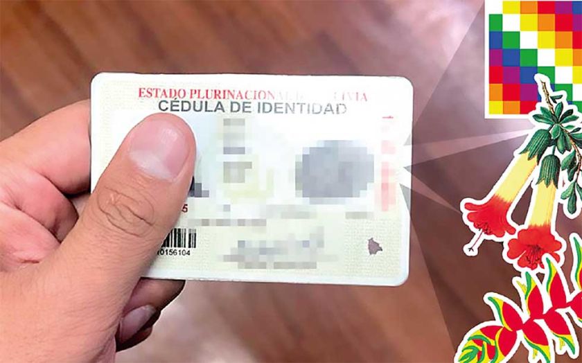 La wiphala, la kantuta y el patujú estarán en el carnet 