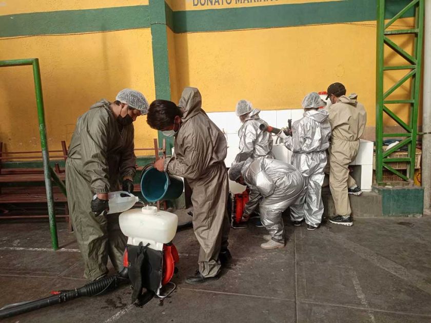 La alcaldía culmina hoy con la fumigación de colegios 