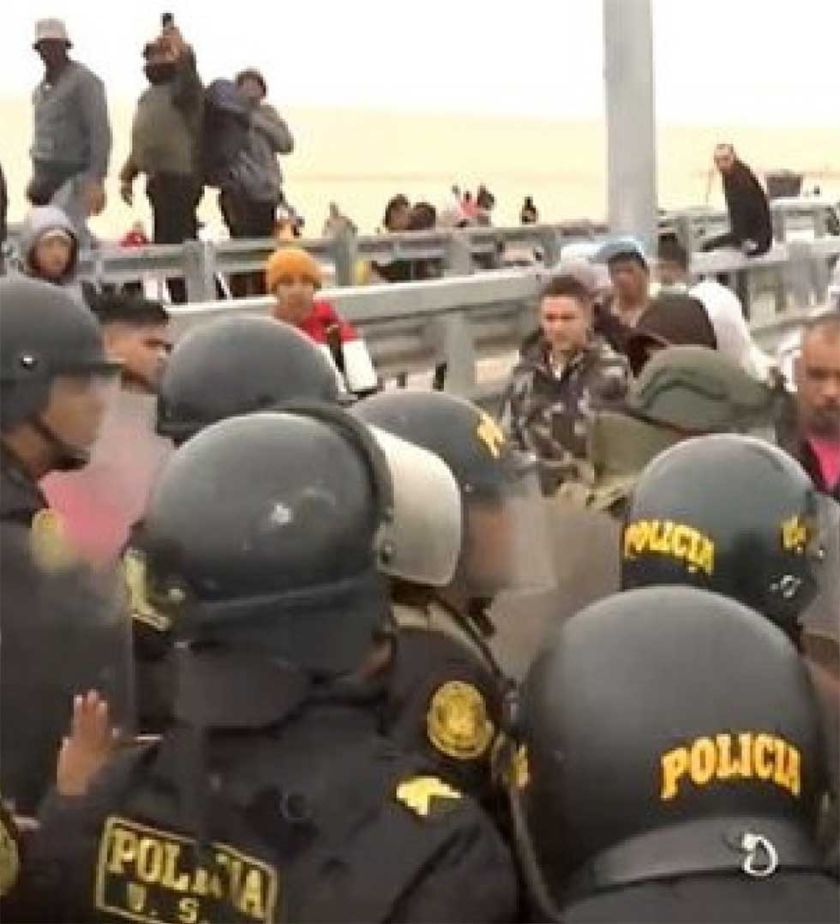 Migrantes envueltos en violenta gresca en frontera Perú – Chile