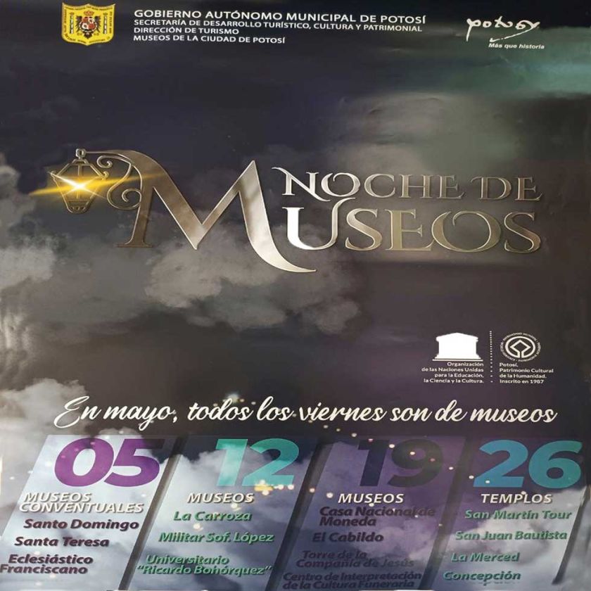 Este viernes inicia la visita de museos por la noche en mayo