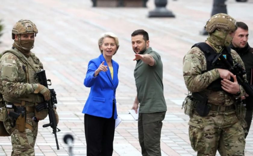 Von der Leyen destaca en Kiev los “progresos” ucranianos para iniciar las negociaciones de adhesión a la UE