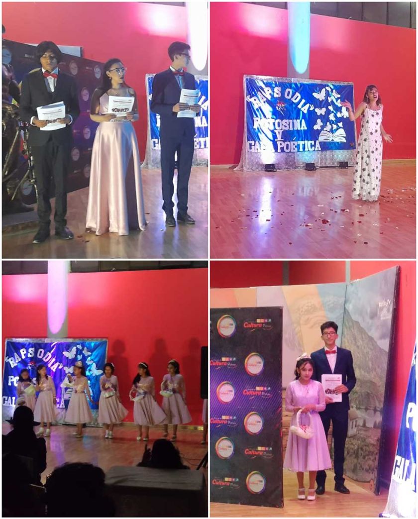 "Rapsodia Potosina" presentó gala poética de niños y jóvenes