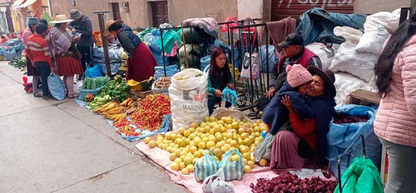 Mercado potosíno depende de alimentos que llegan del interior y exterior del país