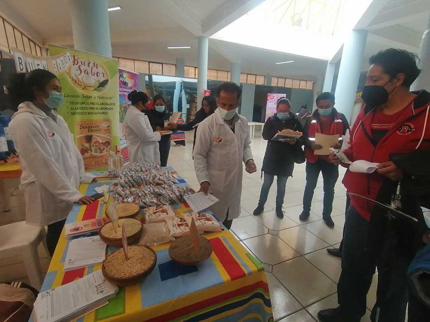 Adecuan aulas para elaborar el desayuno caliente 2023